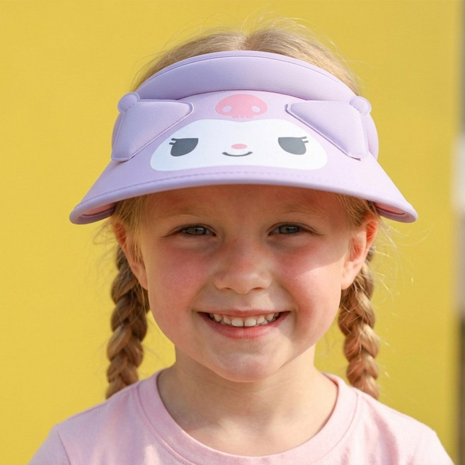 코지24 산리오 쿠로미 입체 썬캡 모자 여름 챙모자 조카 선물