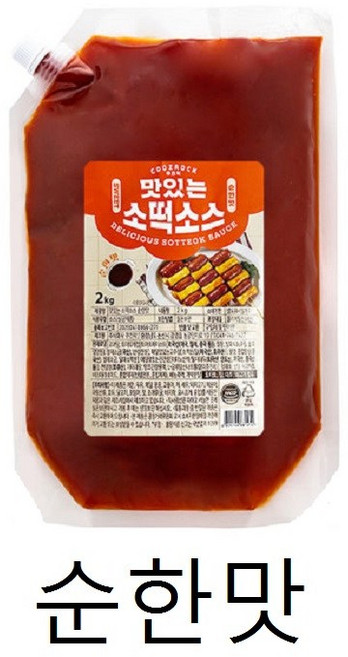 쿠즈락 맛있는 소떡소스 순한맛 2kg, 1개