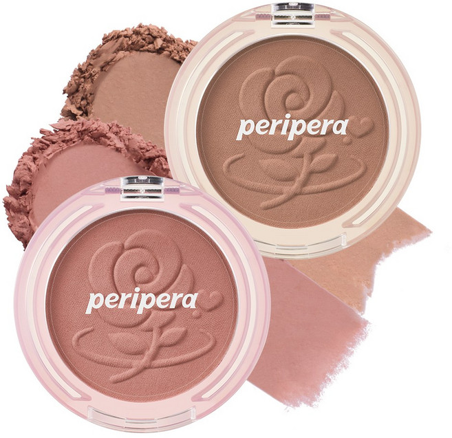 [1+1] 페리페라 맑게 물든 선샤인 치크, 030 장미멀멀해, 031 라떼달달해