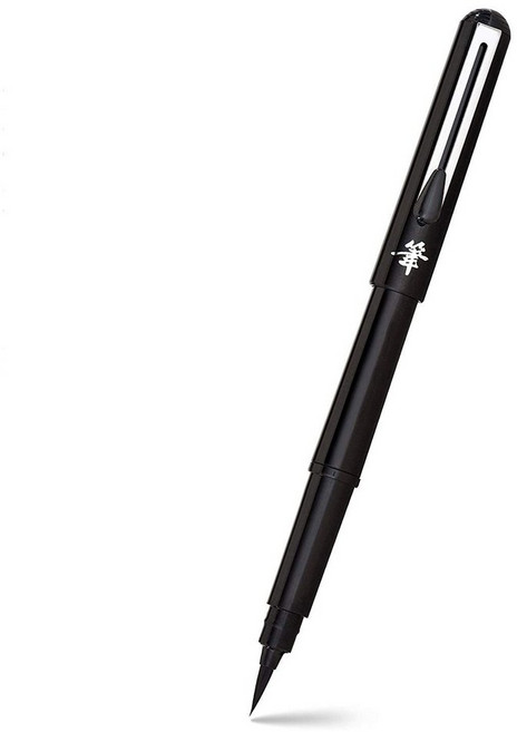 펜텔 포켓 브러쉬펜 브러쉬 펜 붓펜 GFKP3-A (1자루), 단품