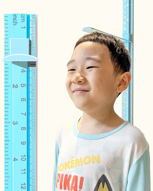 모두스마일 키재기 아기 어린이키 키재기자, 하늘색180cm, 1개