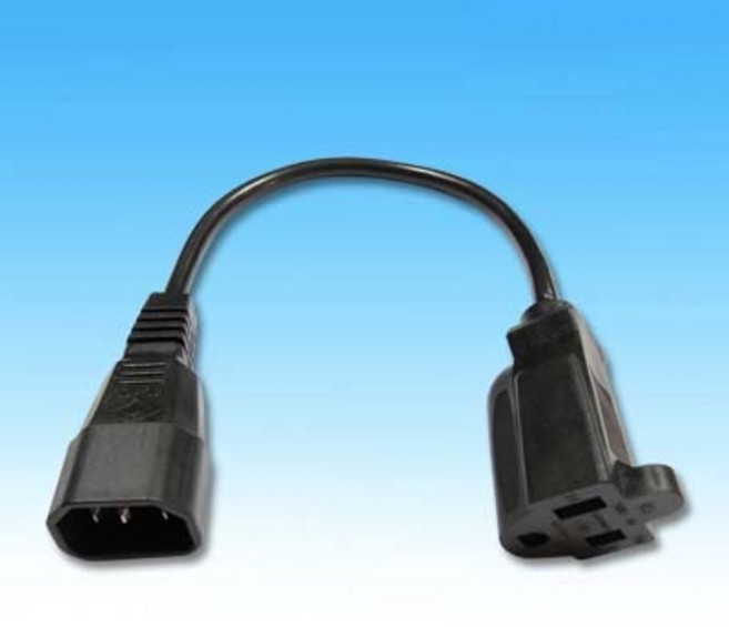 買酷小舖 L型 90度 冷氣插頭電源線 220V 2.0MM 1.8公尺 T型轉品字 冷氣電源線, 1個, 加購品字插頭轉一般3孔插座轉接線