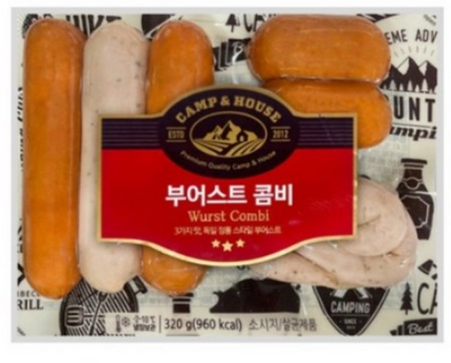 사조대림 부어스트 콤비네이션, 16개, 320g