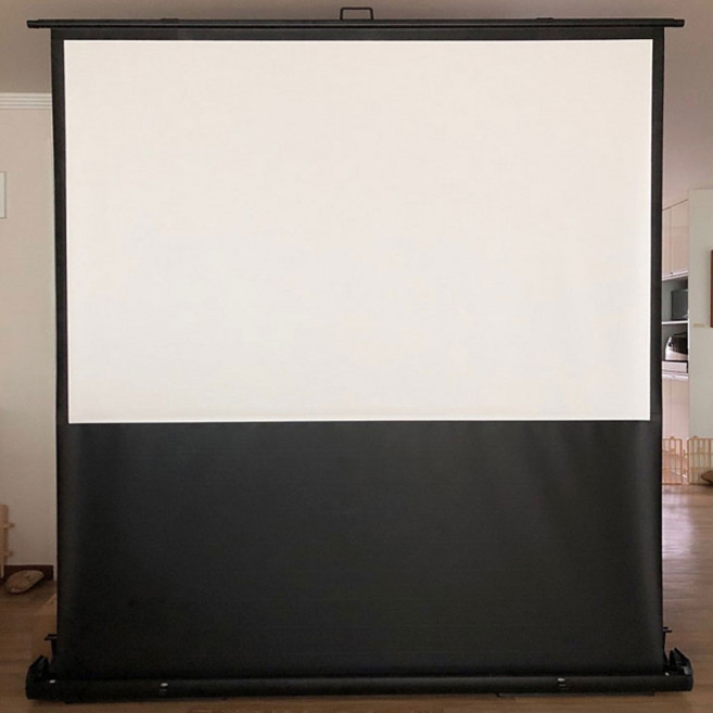 엑스젠 52인치 60인치 80인치 100인치 120인치 135인치 스크린 유압식 이동식 프로젝터 이동형 유압 빔스크린 빔프로젝터 빔프로젝트 스탠드 거치대 받침대 캠핌용 가방 케이스, 80인치 울트라 유압스크린+소프트케이스