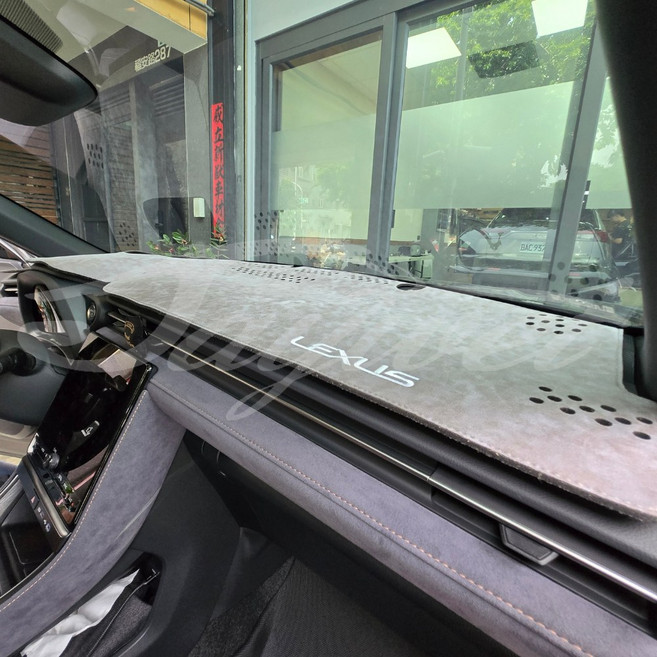 捷威 Lexus LBX Cool版 仿麂皮避光墊 隔熱止滑防塵 防滑墊 防曬墊 遮光墊, 灰色