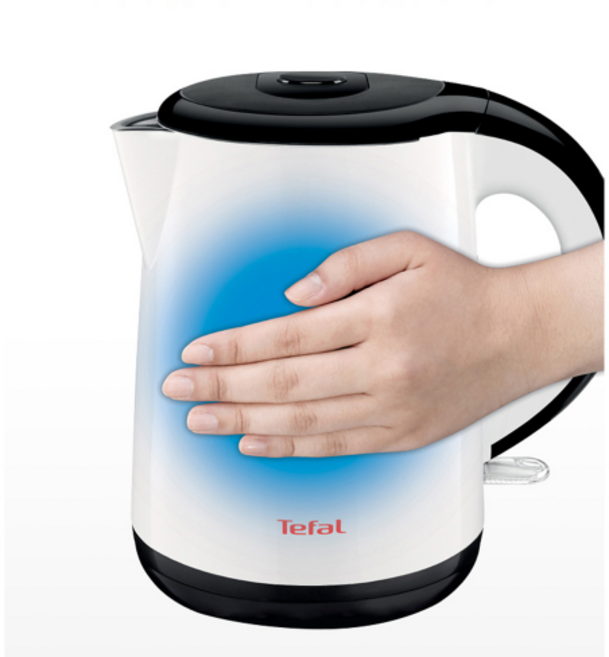 테팔 무선주전자 1L KO2611KR 이중단열 스텐 전기포트 세이프티 전기주전자 화이트앤블랙 커피포트