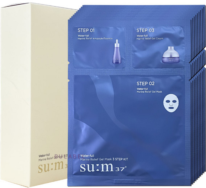 숨37도 워터풀 타임리스 워터 젤 마스크, 1개