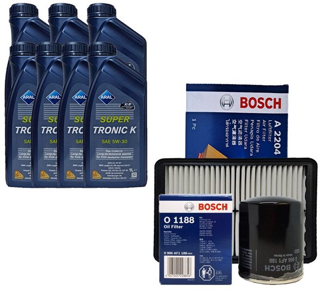 그랜드스타렉스 2.5 디젤수퍼트로닉 K 5W30(7L) SP/C3 엔진오일 세트, 1개