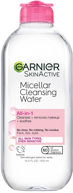 Garnier Micellar cleansing water 가르니에 미셀라 클렌징 워터 400ml 2팩, 1개 - 쿠팡