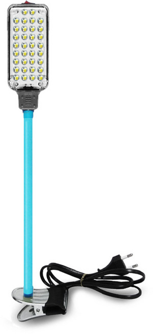 AC220V LED 집게등 자바라 작업등 LED집게스탠드, 1개