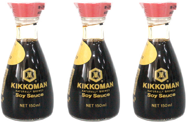 기꼬만 간장 테이블용, 150ml, 3개