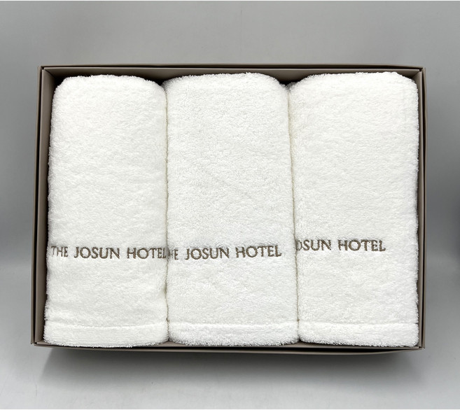 더 조선호텔 프리미엄 페이스 타월 세트 3매 트레이더스, 3개, 화이트