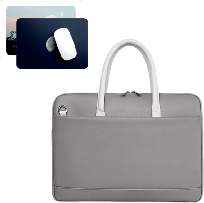 16인치 파스텔 노트북가방, 그레이, 1개