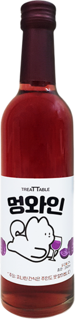 멍시리즈 강아지 음료수, 멍맥주 220ml 1병, 340ml, 1개