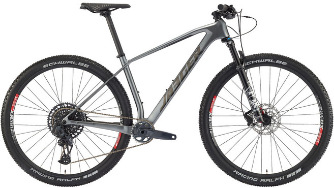 [예거] 벤츄라 G AXS 29 스램 무선 12단 카본 MTB 자전거, 다크 실버, M(17), 1개