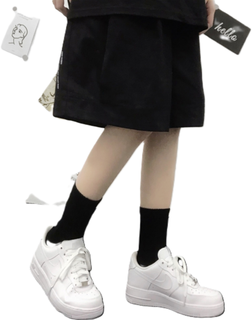 제노트렉 여성 스트라이프 삭스 스포츠 헬스 양말 10켤레 세트, 블랙 10켤레, 1세트