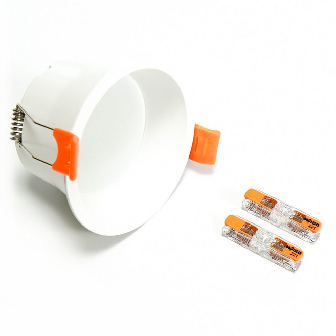 오스람 LED 움푹 다운라이트 3인치 8W 5700K(흰색불빛) DIY 세트 [WAGO 221 2411포함], 주광색, 1개