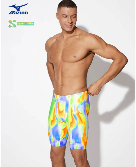 미즈노 2026 실내 실외 해변 라이크라 빠른건조 염소성 남성 5부 수영복 N2CAD109