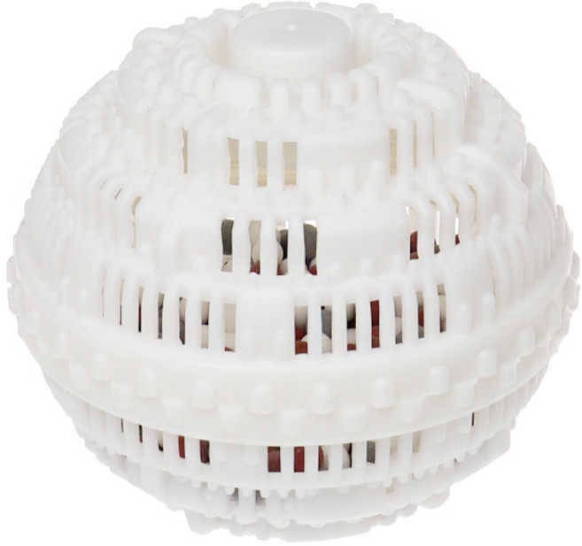 재사용 가능한 매직 세탁 공 10cm 가정용 의류 유연제 PVC 파우더 청소 도구, 1개, 1개입