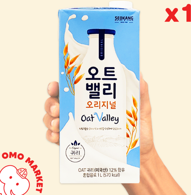 서강유업 오트밸리 오리지널 귀리우유, 1L, 1개