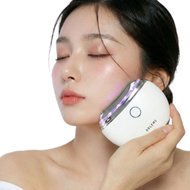 에이블미 페이스 갈바닉 마사지기, 화이트, BE-AM003