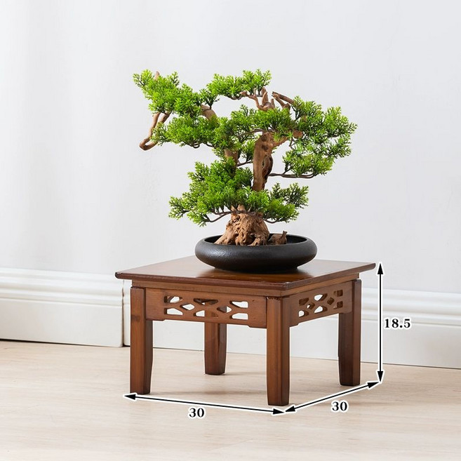 고가구 빈티지 협탁 앤틱, 1단, 납대 정교한 화분대 30x30 소형