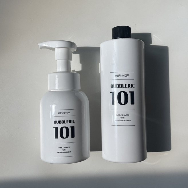 버블릭 101 두피가려움 샴푸 본품 300ml + 리필 500ml 세트[의성마늘 함유], 1개