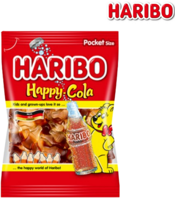 하리보 해피 콜라 젤리, 100g, 1개