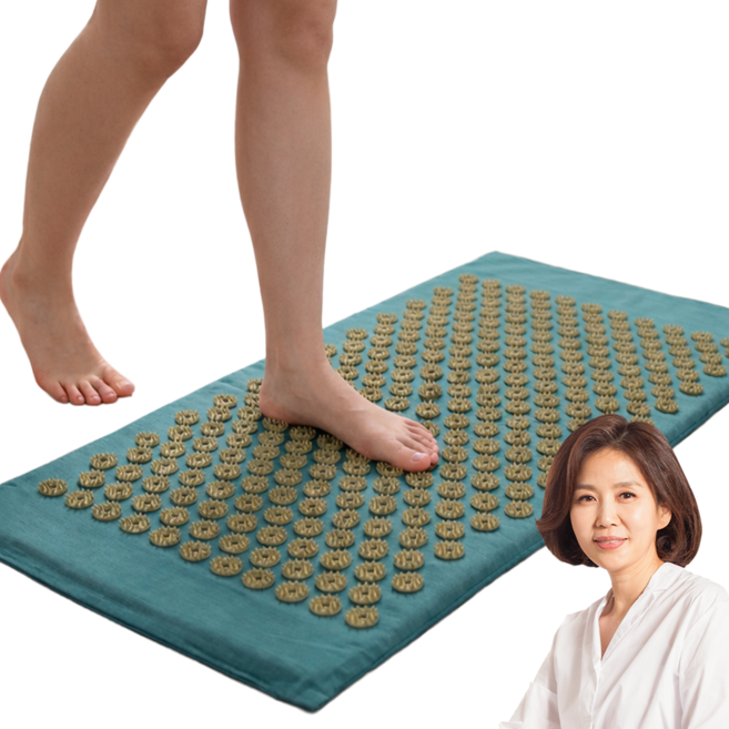 김소형 원장 개발 발바닥 자극 족침석, 청록색, 1개