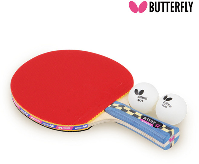 버터플라이 쉐이크 양면탁구라켓 나카마 NAKAMA-S4, 1개