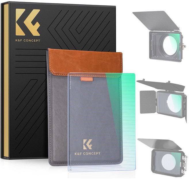 K&F CONCEPT NANO-X 매트박스용 4x5.65인치 사각필터 틸타 스몰리그 매트박스 호환 종류 옵션선택, 블루 스트릭