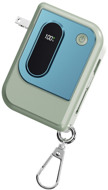 行動電源 20000mAh 45W 閃充 伸縮自帶線 74Wh, 20000mah（綠色）45W閃充, 20000mah（綠色）45W閃充