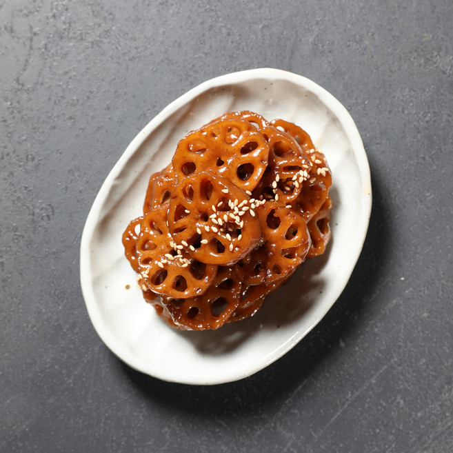 [반찬가게 찬장] 연근조림 수제반찬 집밥 반찬 배달 맛집, 110g, 1개