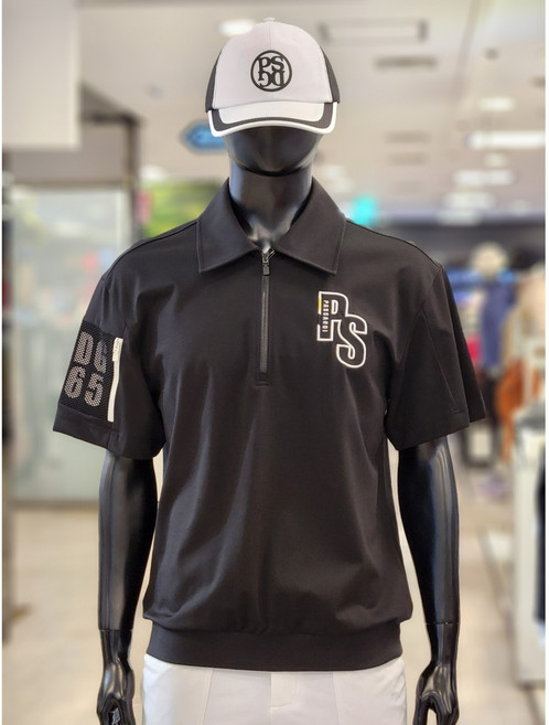 쇼핑점 파사디 쿨~쿨~쿨~시원한~ 여름 골프 웨어 QQ24MTY064M 남자 소매 메쉬포켓 포인트 오버핏 제에리 티셔츠 쇼핑점