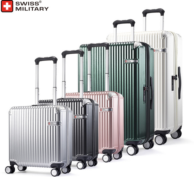 스위스밀리터리 튼튼한 캐리어 18인치 26인치 기내용 중대형 여행용 캐리어 솔리오