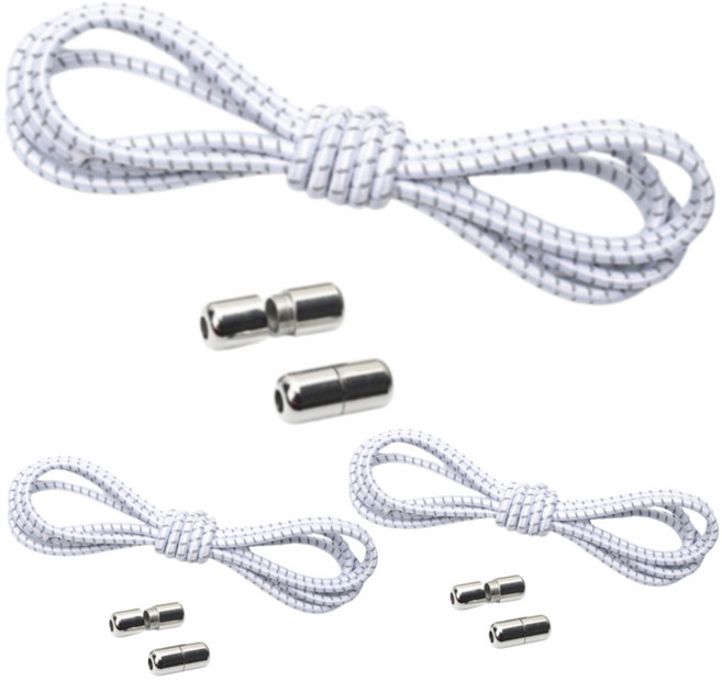 풋웨이브 매듭없는 캡슐 얇은 신발끈 3세트