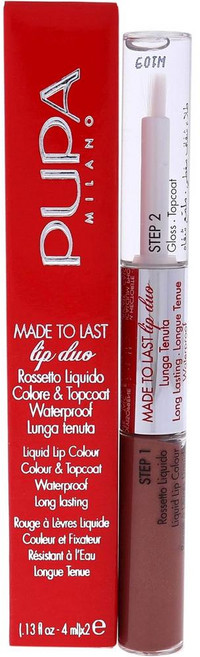Pupa 푸파 메이드 투 래스트 립 듀오 012 내추럴 누드 4g, 1개