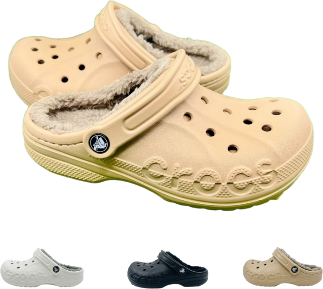 (매장 정품) 크록스 바야 라인드 클로그 털 크록스 슬리퍼 실내화 + 미밈 액세서리 증정