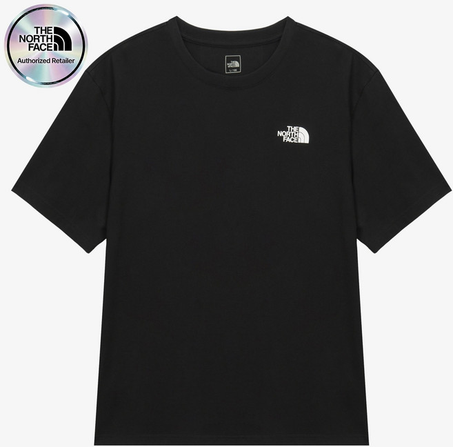 (노스페이스 공식) 남성 코튼 베이직 반팔 티 NT7US03A_BLK