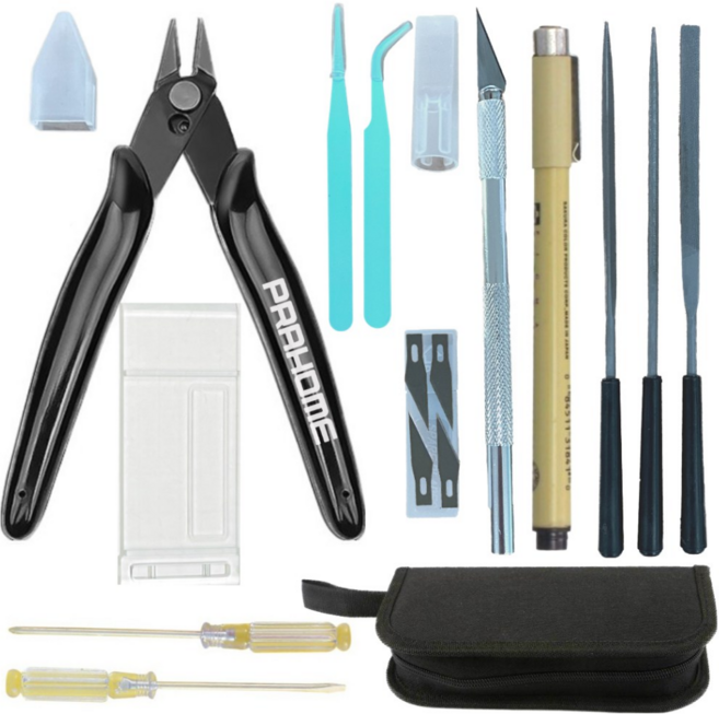 프라홈 프라모델 입문자 공구 세트, 프리미엄 11종, 1개