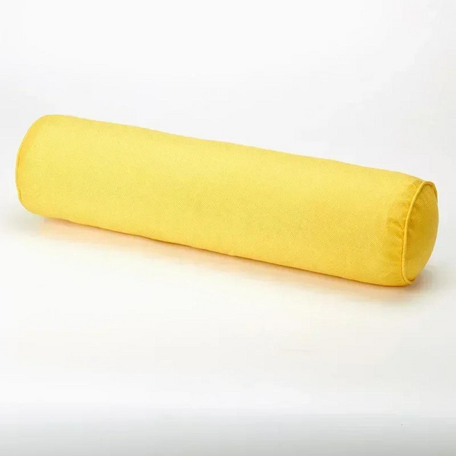 긴 베개 내부 원형 바디 쿠션 패드 직사각형 수면 낮잠 베개 모조 코튼 린넨 쿠션 홈 침실 액세서리, 15x15x40cm 1pcs, YELLOW