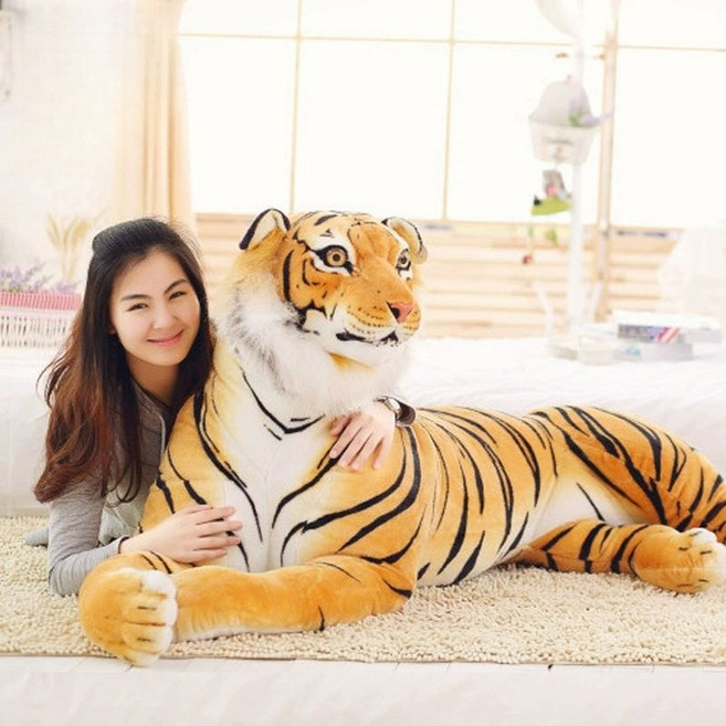 Mexholin사람 백호랑이 쿠션 대형 호랑이 인형 백호 베개 와이즈체어Mexholin, 75cm, 흰색 호랑이