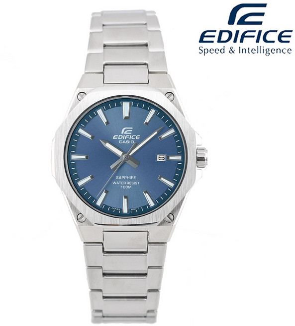 카시오 에디피스 에얄오크 슬림라인 남성 손목시계 EFR-S108D-2A