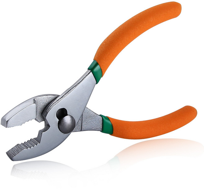 SPEEDWOX 6인치 슬립조인트 슬라이딩 조절 펜치 약 뺀찌 논슬립 핸들 3구역 세레이티드 톱, 1개