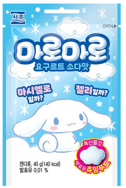 서주 마로마로 요구르트 소다맛 젤리, 40g, 3개