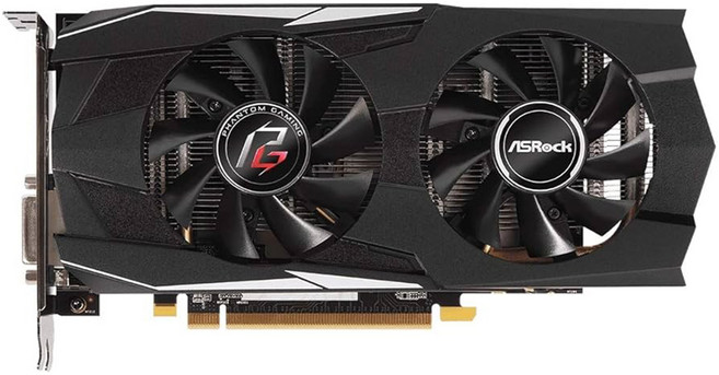 ASRock Phantom Gaming D 라데온 RX 570 D5 4GB 중고 그래픽카드 채굴X