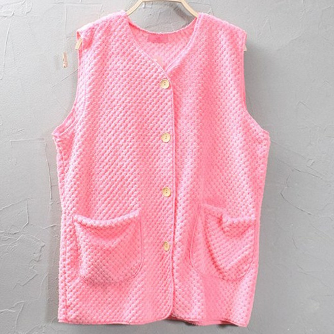 [서울양품점]와플 마미조끼[EM2122]엄마조끼 요양원할머니조끼