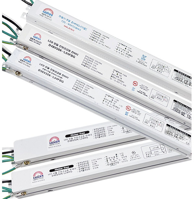 대원루스터 LED 컨버터 안정기 25W30W50W 36V90V108V180V [안방 주방 거실 LED 조명기구용], 2번. 36V50W (2채널), 정방향, 1개