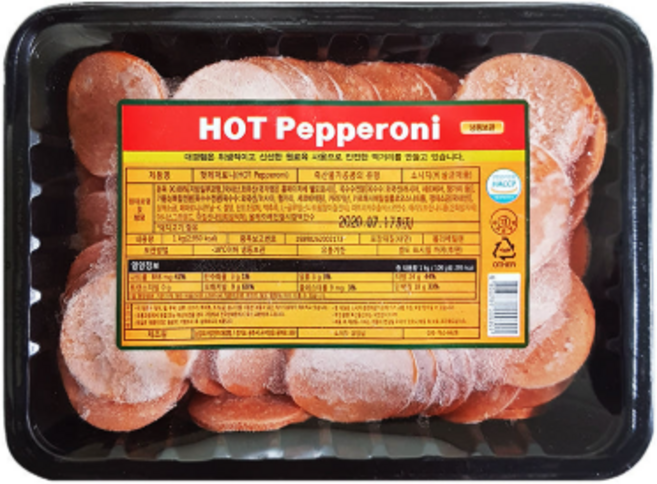 대경 핫 페파로니1kg, 1kg, 1개
