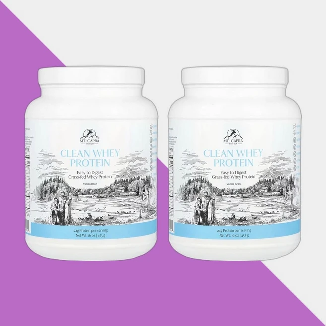 마운트카프라 웨이프로틴 파우더 유청 단백질 분말 바닐라 453g 2개 - 쿠팡